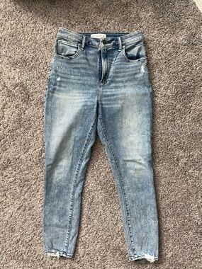 Abercrombie & Fitch Light Blue High-Rise Skinny Jeggings